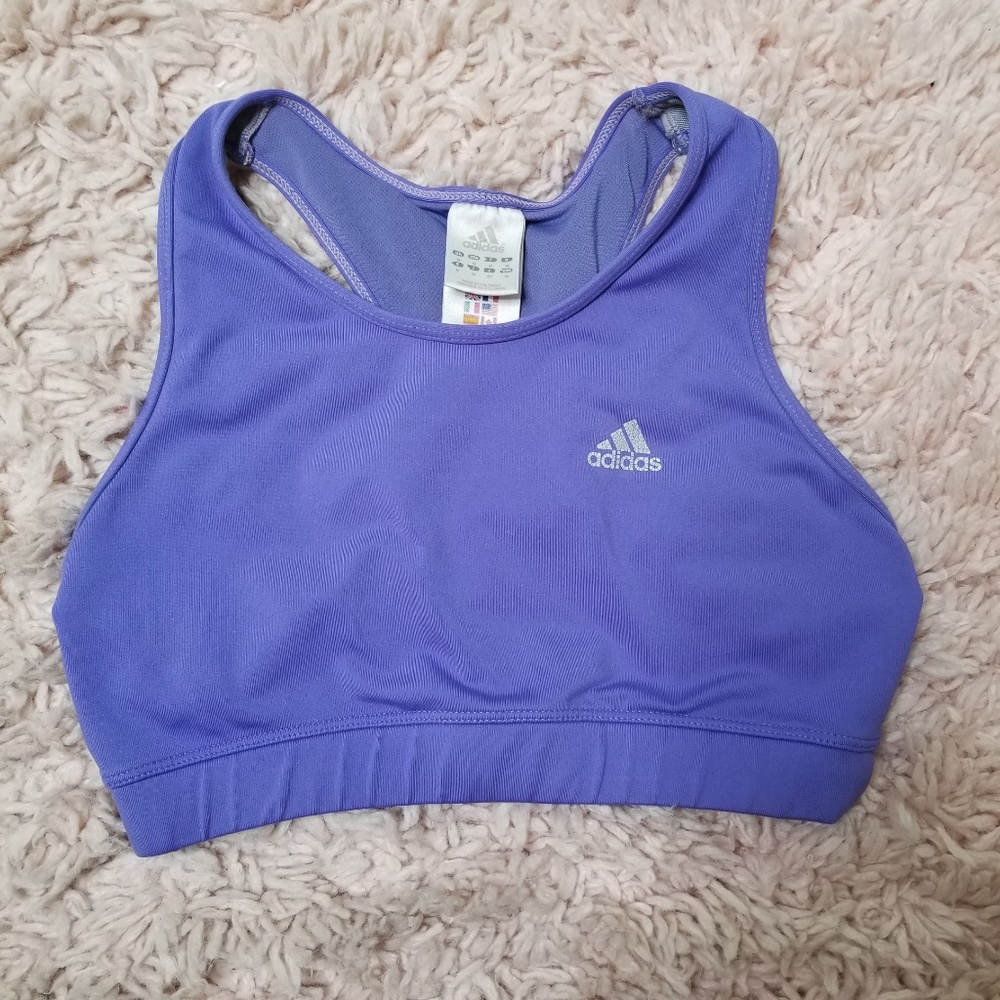 Adidas climate cool purple sports bra-Sz. M